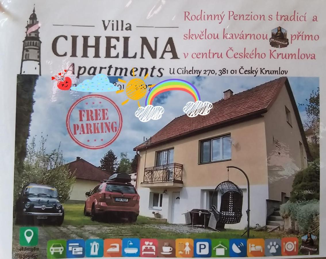 Villa Cihelna Apartments Český Krumlov Exterior foto